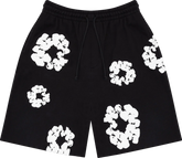 Denim Tears The Cotton Wreath Shorts Black
