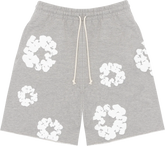 Denim Tears The Cotton Wreath Grey Shorts