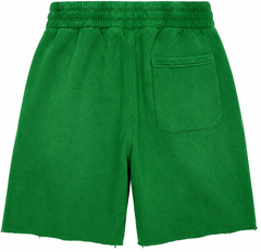 GLAZA GOD Heavyweight French Terry Shorts – Green Wash