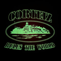 CORTEIZ RTW GLOW IN THE DARK OG ALACTRAZ T-SHIRT - BLACK