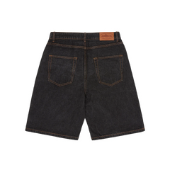 Corteiz RTW Alcatraz Denim Shorts - Washed Black