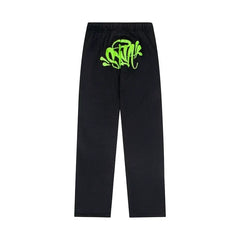 Syna World Graphic Fleece Sweatpants (Black / Neon Green)