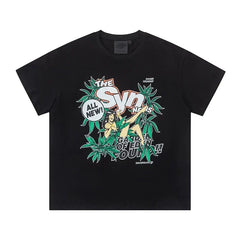 Syna World Tropical Graphic T-Shirt Black