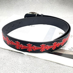 Chh Chrome heart belt with jeans y2k