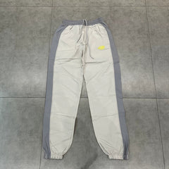 Syna World Colorblock Nylon Track Pants (Grey)