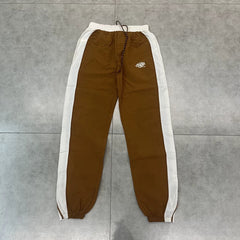 Syna World Colorblock Nylon Track Pants (Brown)