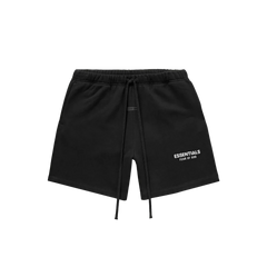 FEAR OF GOD ESSENTIALS JET BLACK SHORTS (SS25)