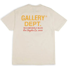 GALLERY DEPT EBAY CREAM T-SHIRT