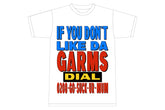 Corteiz 0208-Go-Suck-Urself T-shirt White