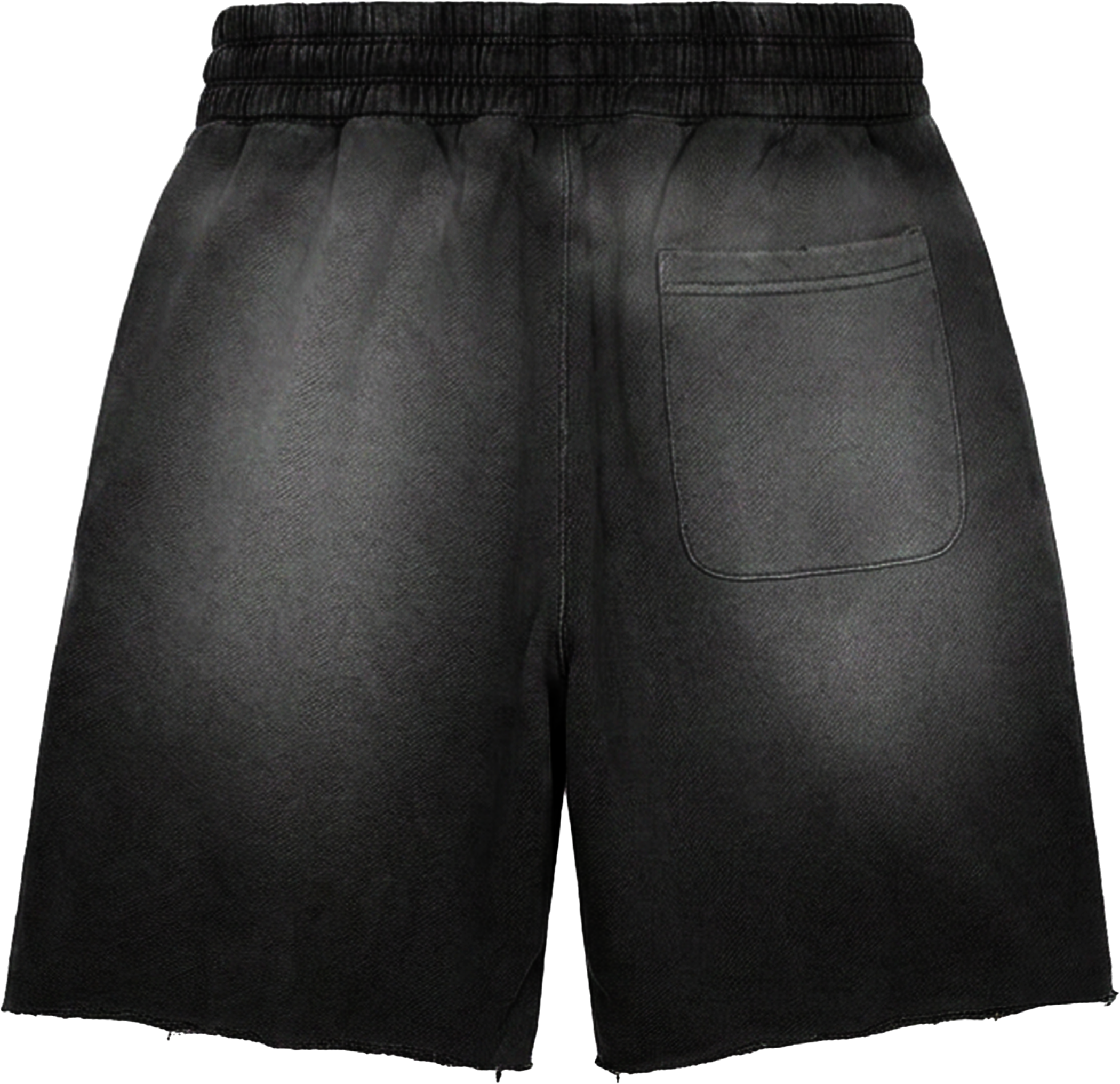 GLAZA GOD Heavyweight French Terry Shorts – BLACK Wash