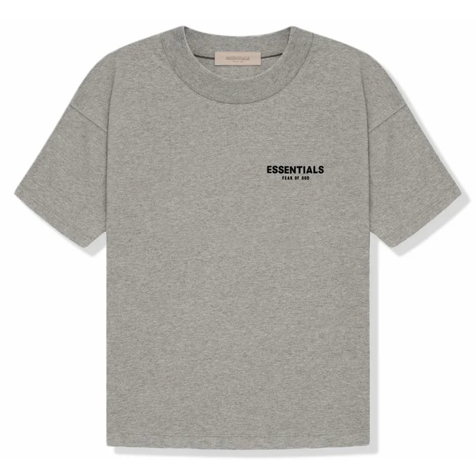 FEAR OF GOD ESSENTIALS T-SHIRT 'DARK HEATHER OATMEAL' (SS22)