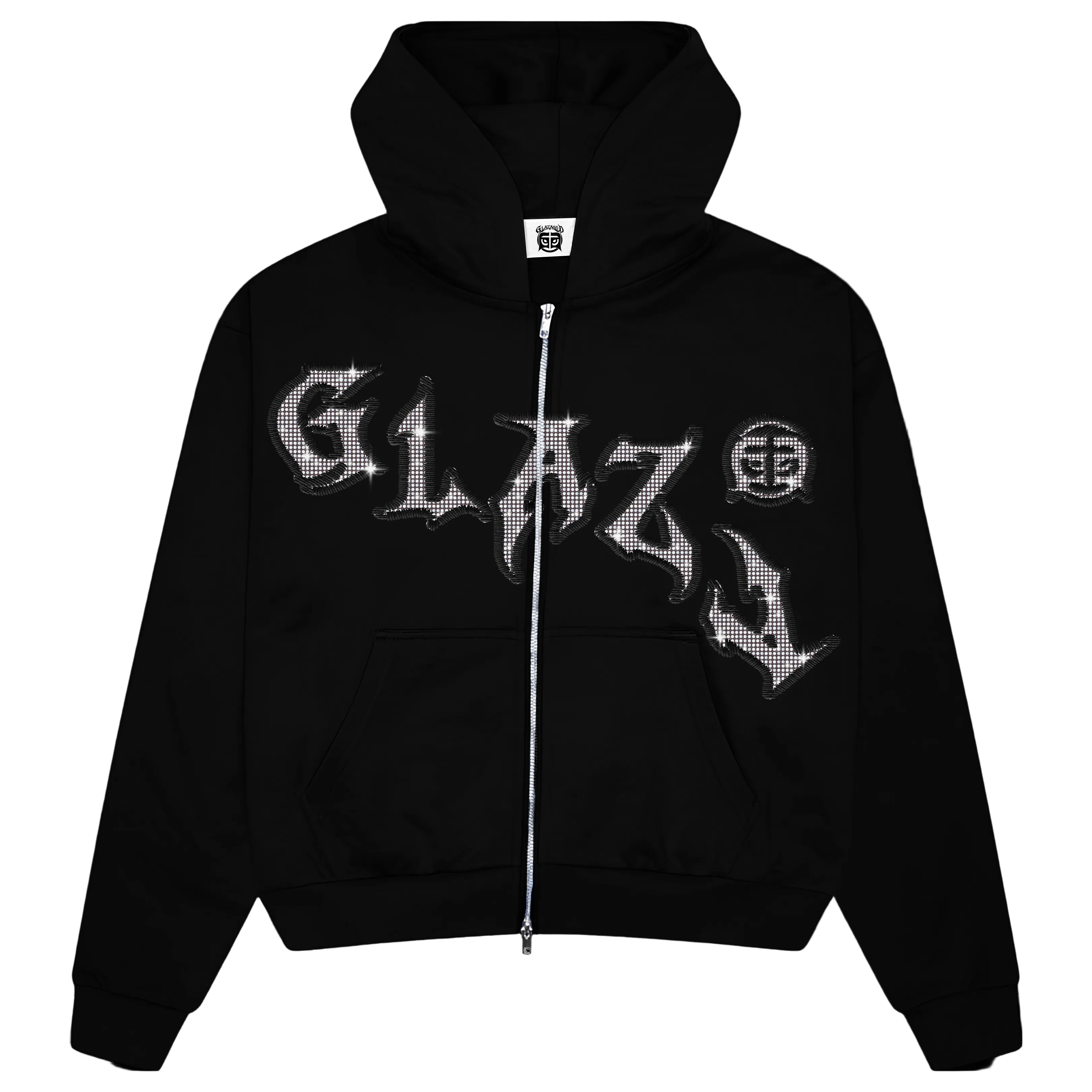 GLAZA GOD Sweatshirt Sets -BLACK