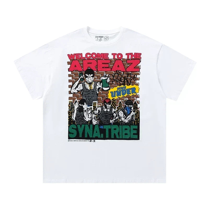 Syna World Retro Urban Graphic Tee (White / Graphic)