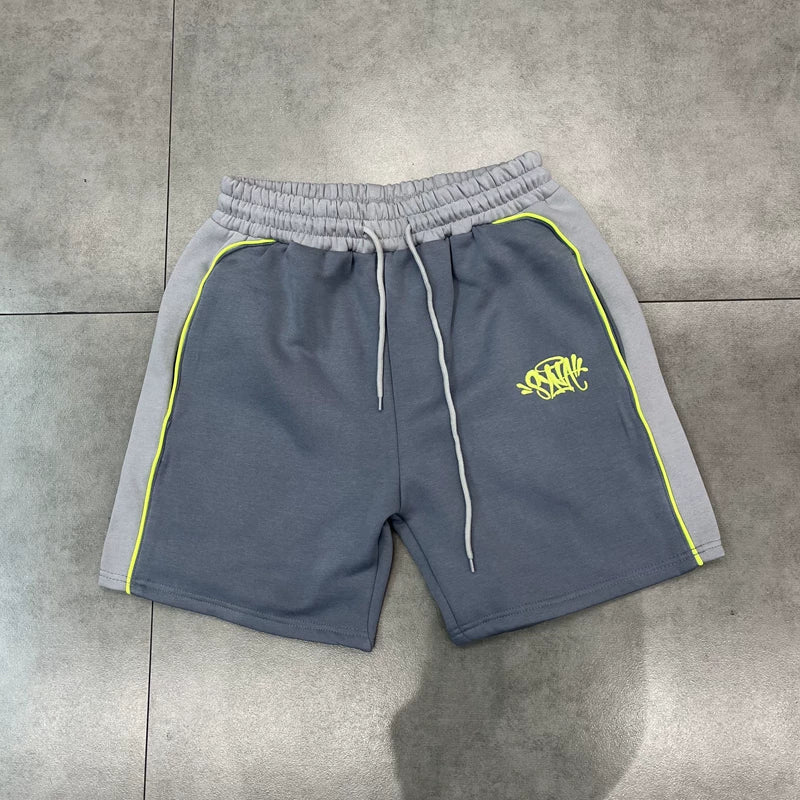 Syna World Graphic Fleece Shorts (Grey)