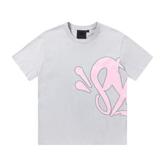 Syna World Graphic T-Shirt (Grey / Pink)