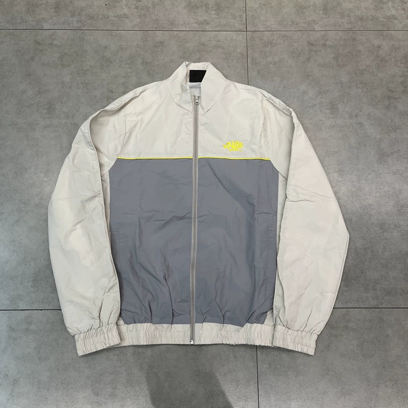 Syna World Colorblock Full-Zip Track Jacket (Grey)