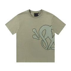 Syna World Graphic T-Shirt (Sage Green / Grey Outline)