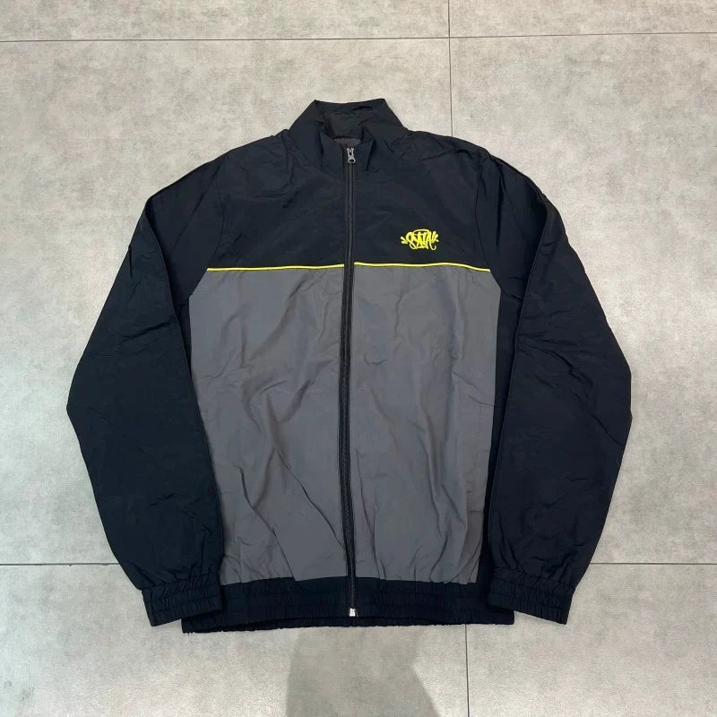 Syna World Colorblock Full-Zip Track Jacket (Grey)
