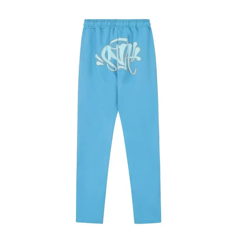 Syna World Back Logo Fleece Sweatpants (Blue)