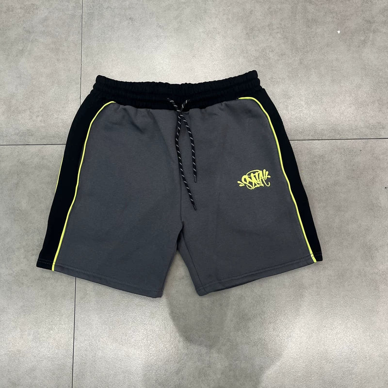 Syna World Graphic Fleece Shorts (Grey)