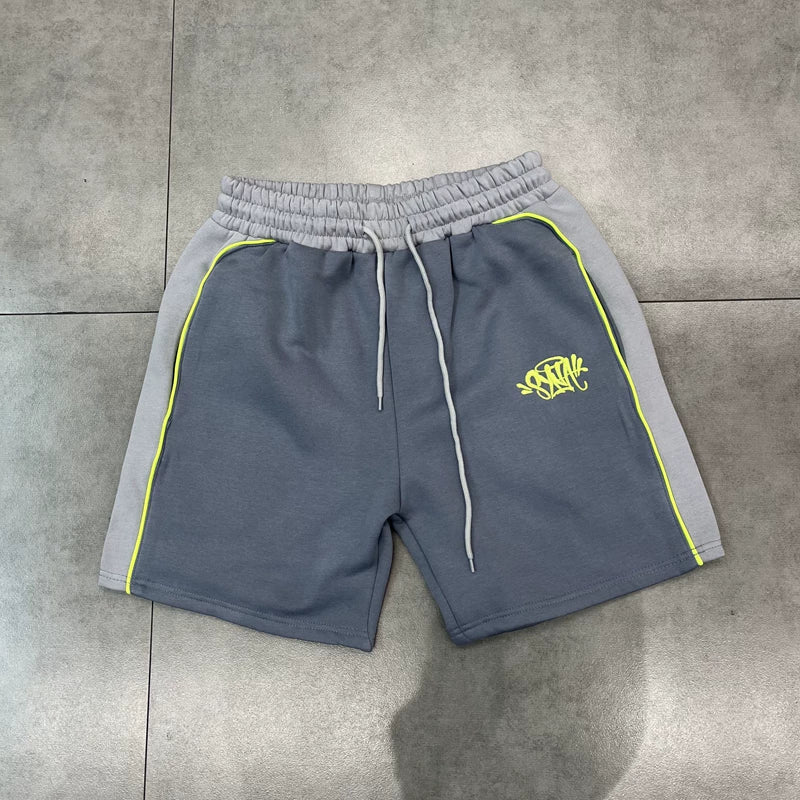 Syna World Colorblock Fleece Shorts (Grey)