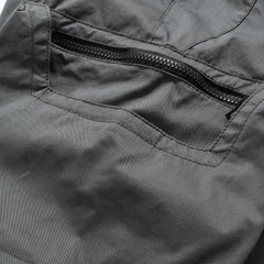 Men Shorts Multi-Pocket Workwear Casual Loose with Belt Solid Color