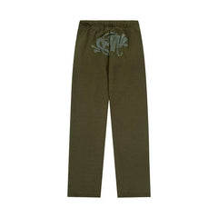 Syna World Graphic Fleece Sweatpants (Olive Green / Dark Grey)