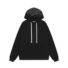 Syna World Hood Graphic Pullover Hoodie (Black)