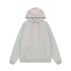 Syna World Hood Graphic Pullover Hoodie (Grey)