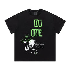 Syna World Statement Street Culture Graphic Tee (Black / Neon Green)