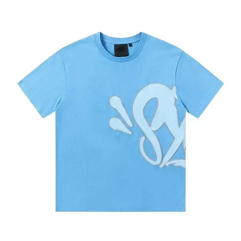 Syna World Graphic T-Shirt (Baby Blue / Light Blue)