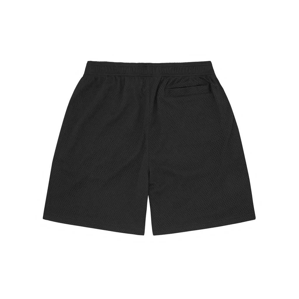 CORTEIZ RTW MESH SHORTS - BLACK