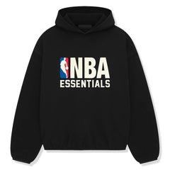 Fear Of God Essentials x NBA Black Hoodie