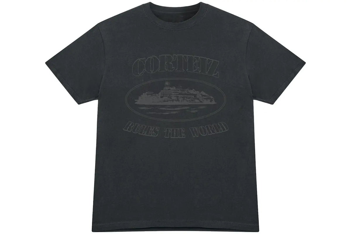 Corteiz OG Alcatraz T-Shirt Triple Black
