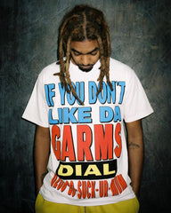 Corteiz 0208-Go-Suck-Urself T-shirt White