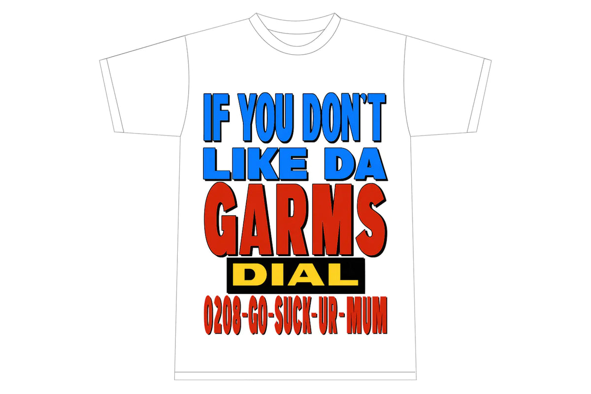 Corteiz 0208-Go-Suck-Urself T-shirt White